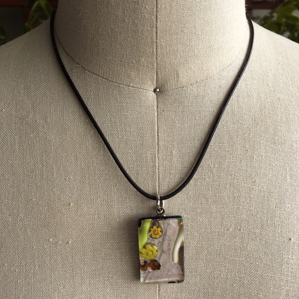 Murano Glass Italian necklace.